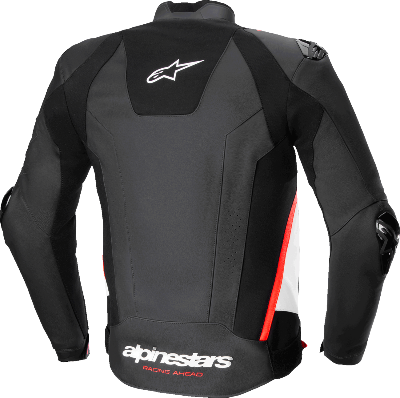 CHAQUETA DE CUERO ALPINESTARS MISSILE V3 NEGRO/BLANCO/ROJO