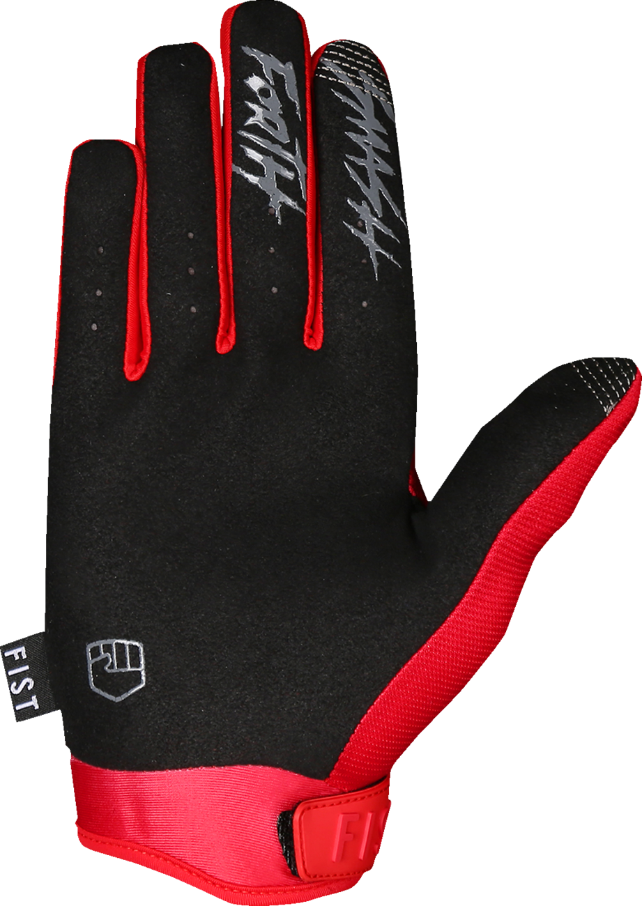 GUANTES FIST HANDWEAR YOUTH STRAPPED STOCKER ROJOS PARA NINOS