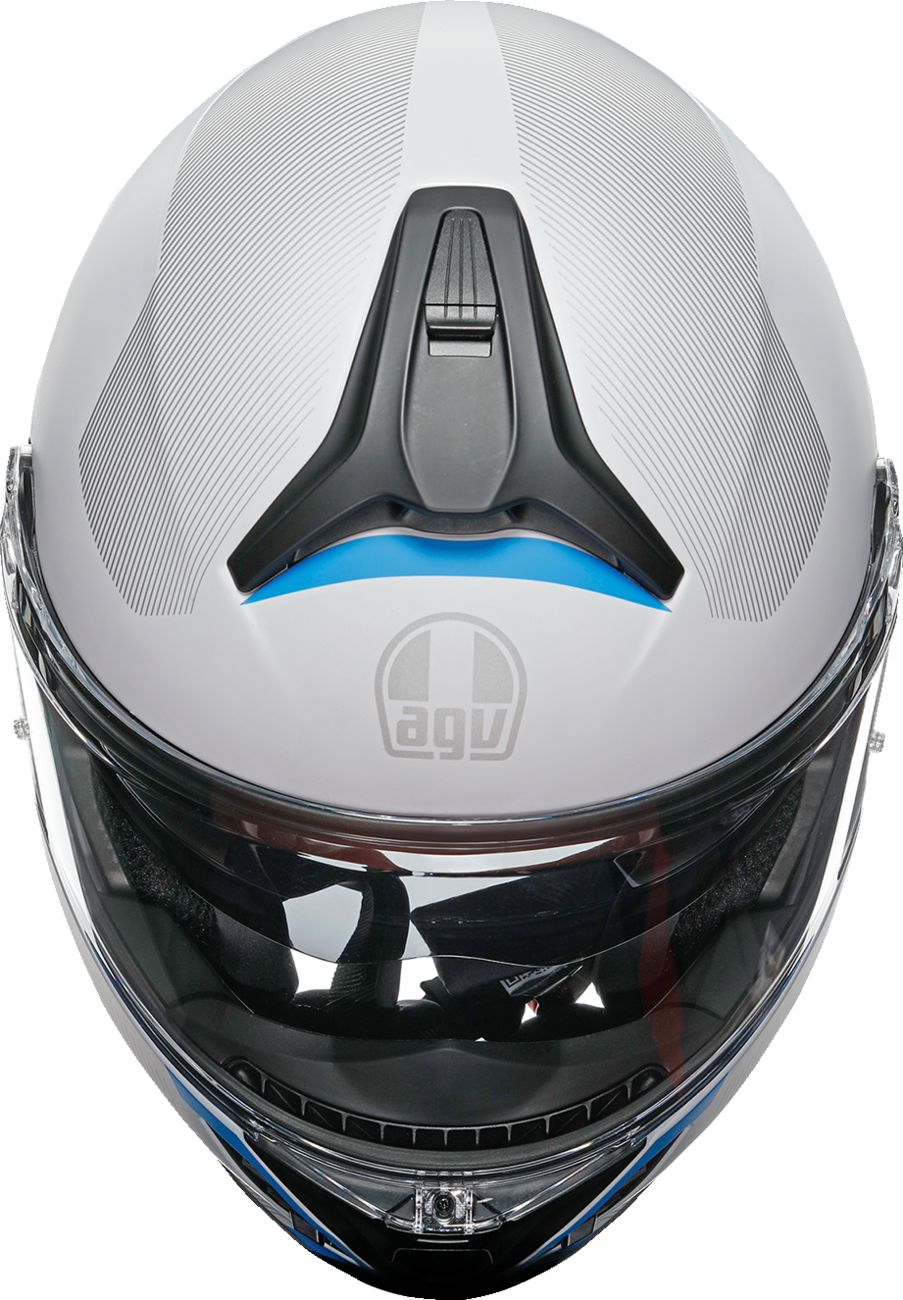 CASCO AGV TOURMODULAR FREQUENCY GRIS AZUL
