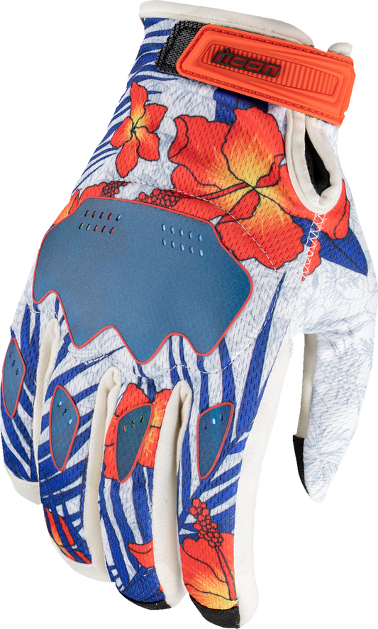 GUANTES ICON HOOLIGAN KAONOHI BLANCO