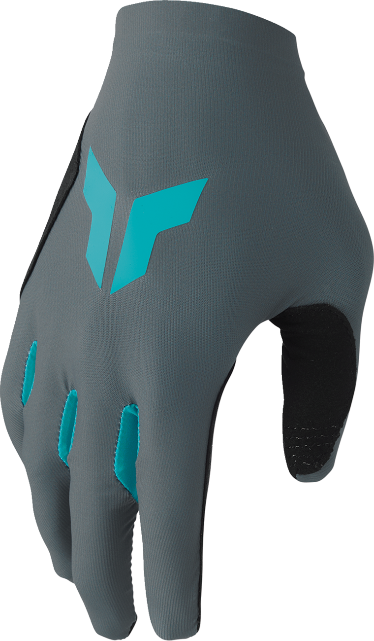 GUANTES THOR SPORTMODE ICONIC GRIS/AQUA PARA DAMA