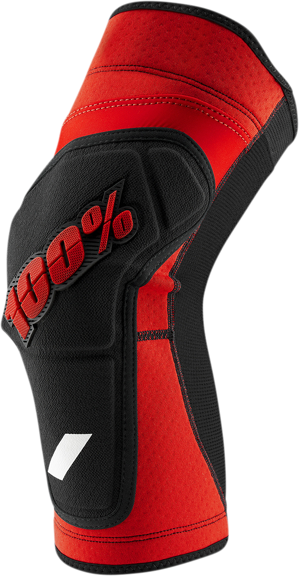 RODILLERAS 100% RIDECAMP ROJO NEGRO