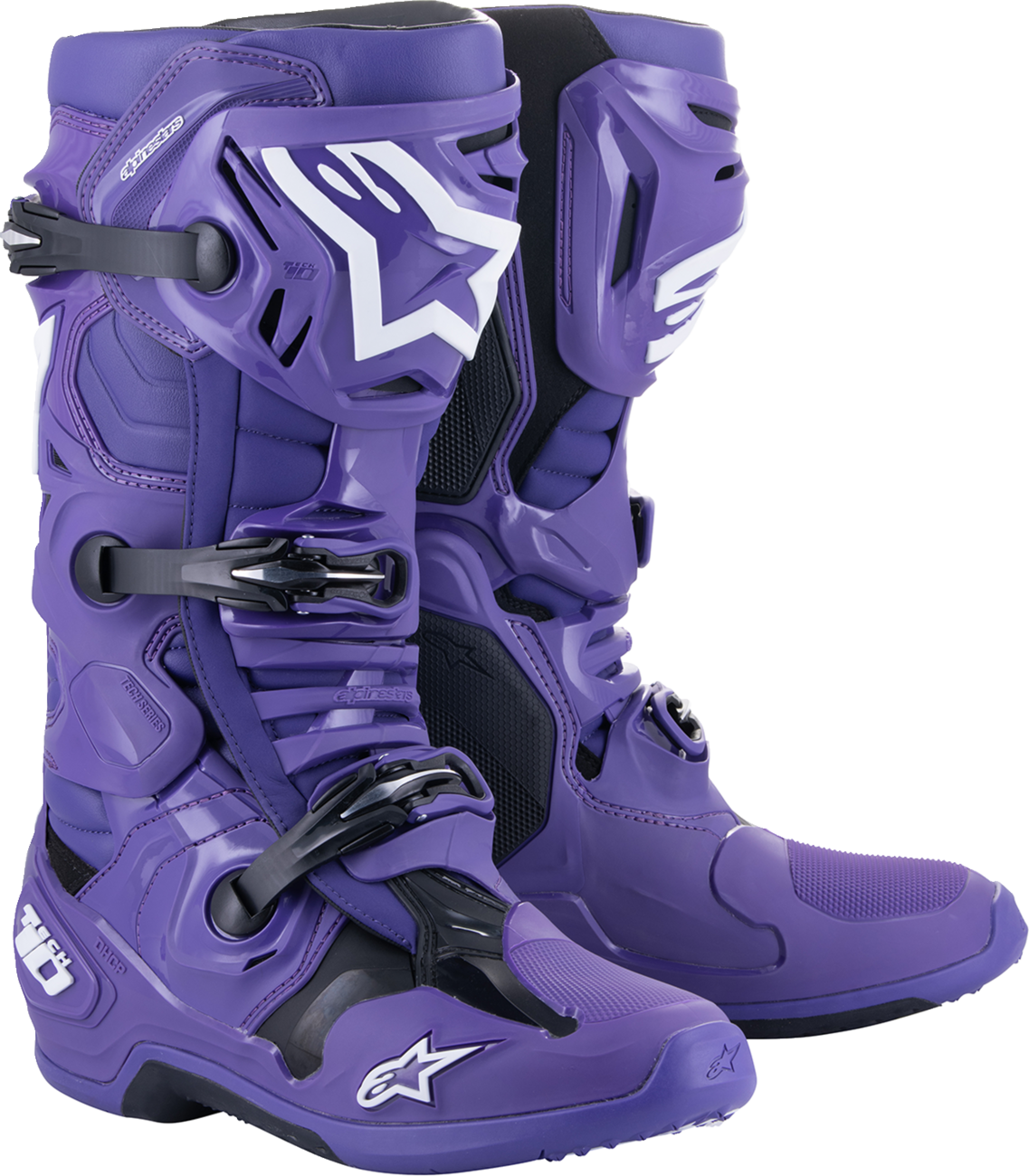 BOTAS ALPINESTARS TECH 10 MORADO/NEGRO