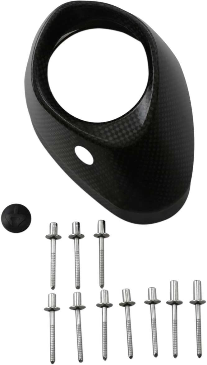 TAPA DE ESCAPE AKRAPOVIC END CAP CF T33 TIPO 1