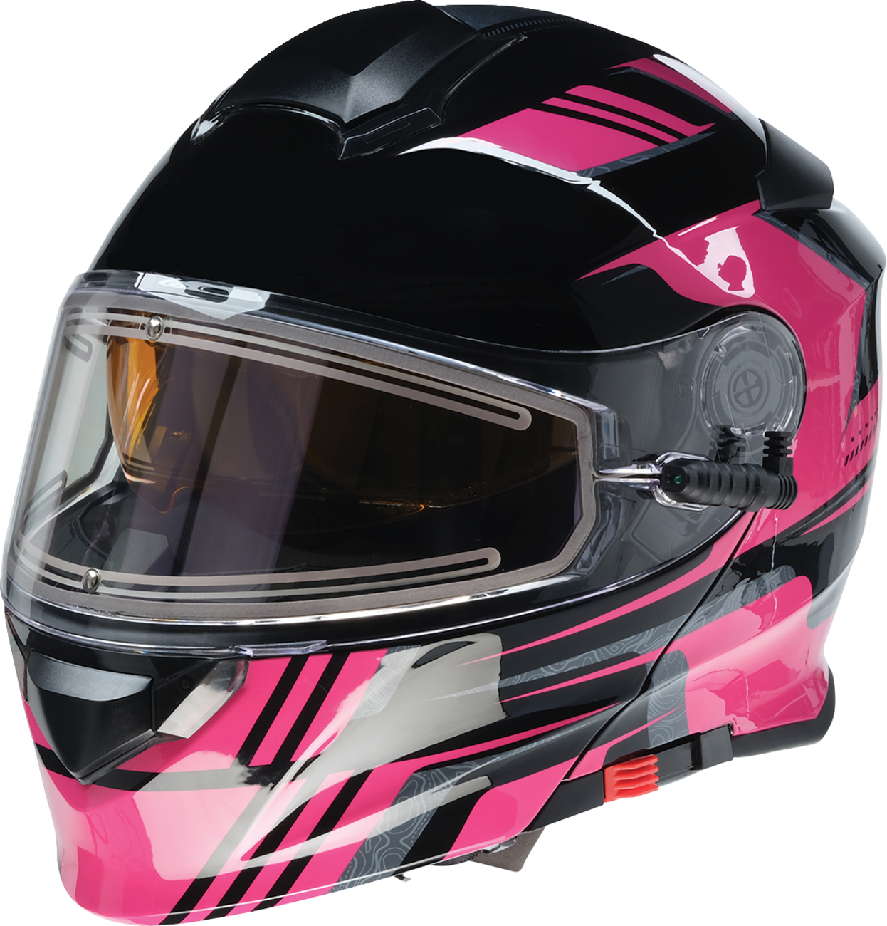 CASCO MODULAR Z1R SOLARIS 2.0 FIRST TRACKS NEGRO/ROSADO