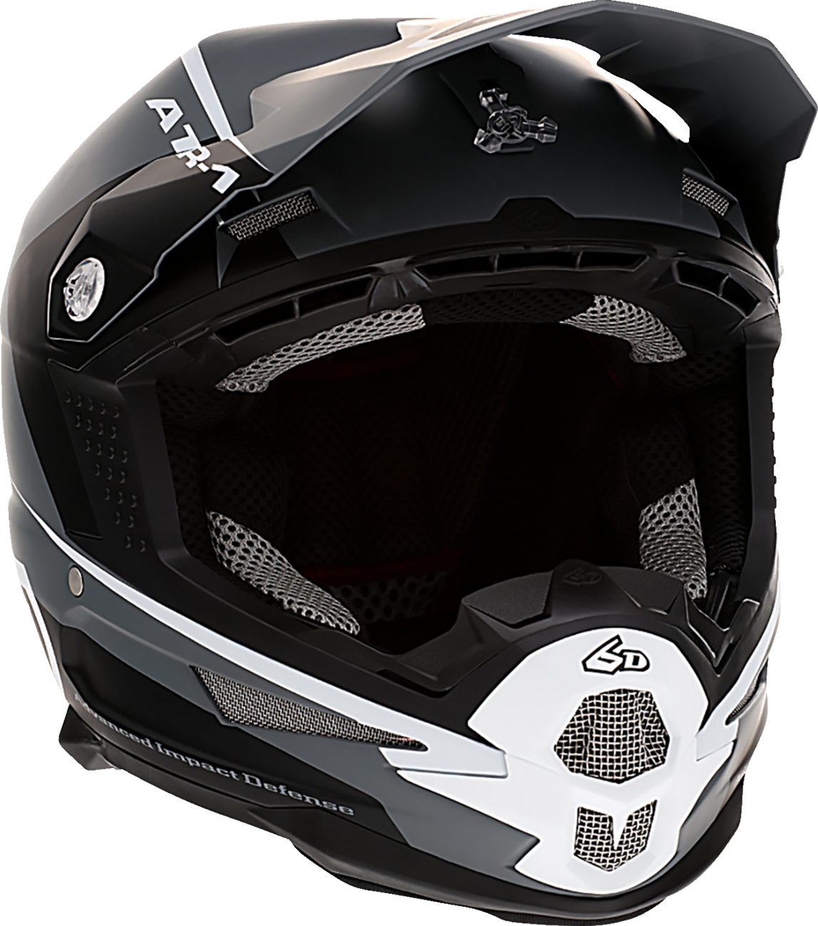 CASCO PARA MOTOCICLETA 6D HELMETS ATR1 STEALTH BLANCO