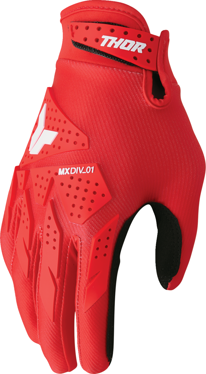 GUANTES THOR LAUNCHMODE XP ROJO