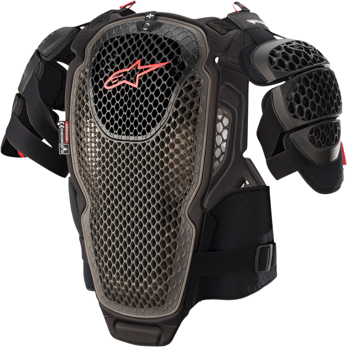 PROTECTOR DE PECHO ALPINESTARS A-6 NEGRO Y GRIS