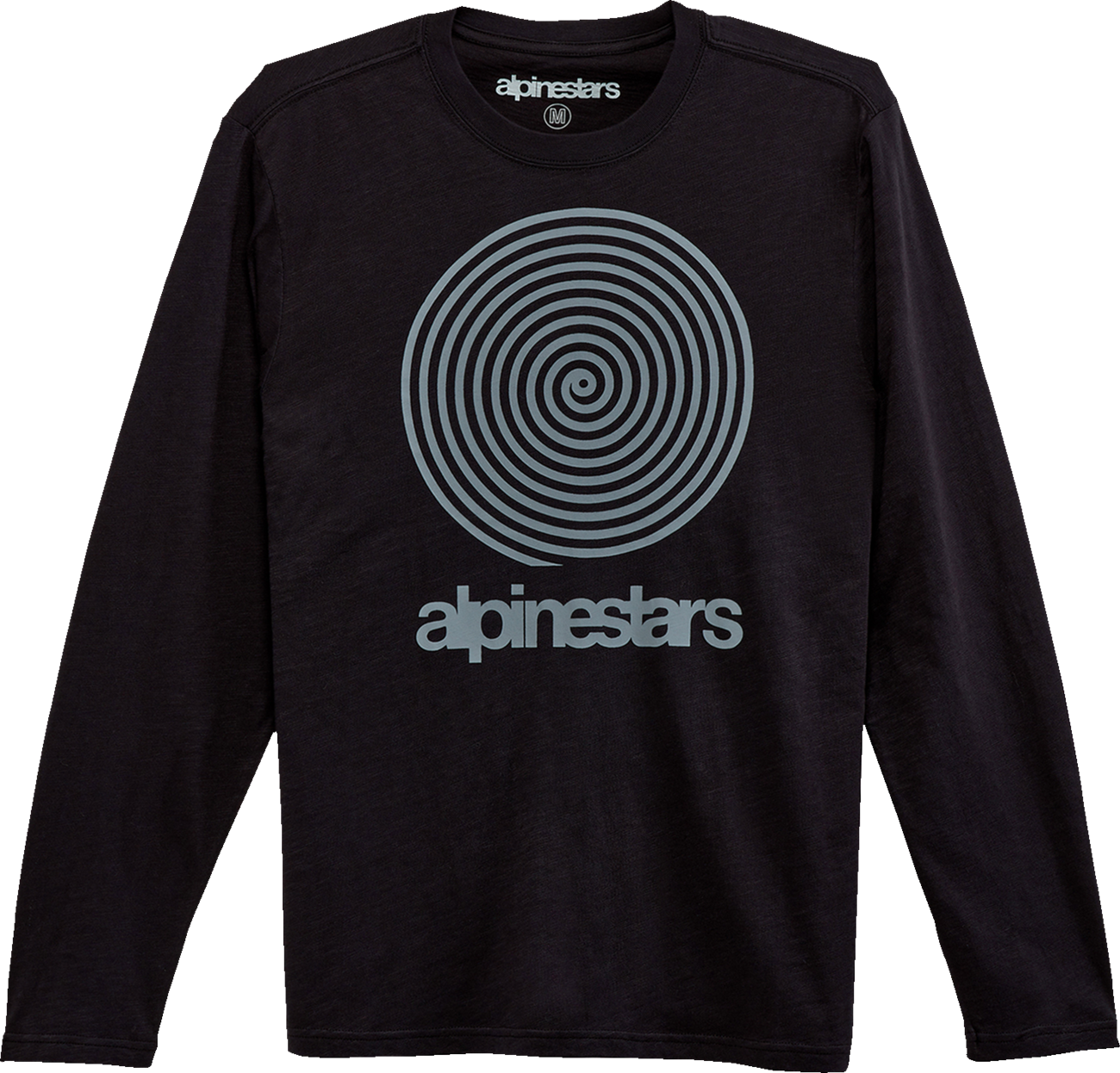 CAMISETA LARGA ALPINESTARS SPIRAL NEGRO