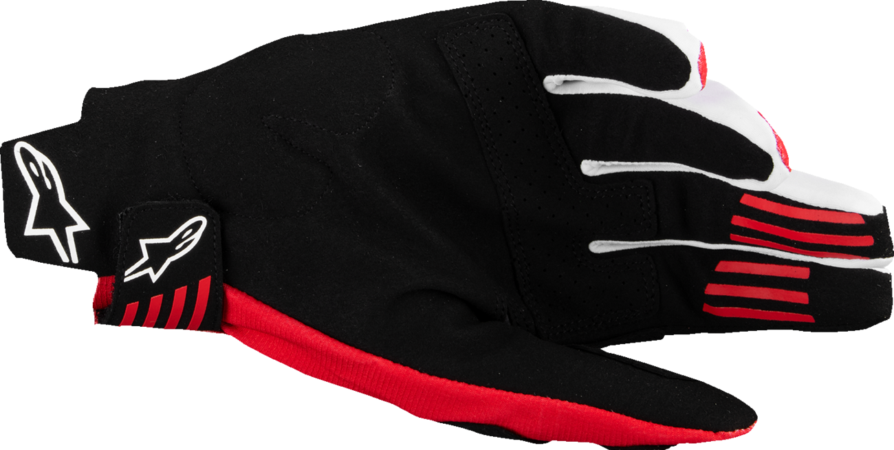 GUANTES ALPINESTARS TECHSTAR MX NEGRO/ROJO