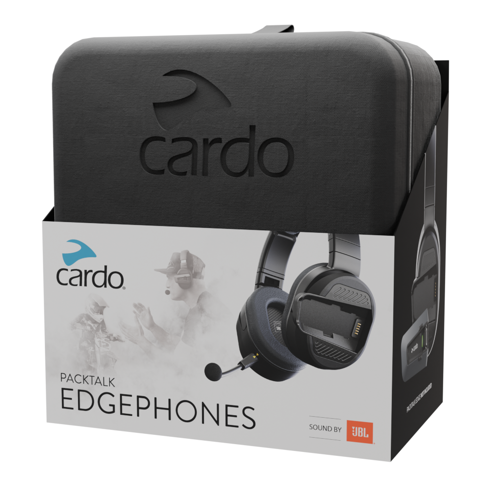 Auriculares Cardo Packtalk Edge: Comunicación Moto, Audio Premium, Entrenamiento Inmersivo