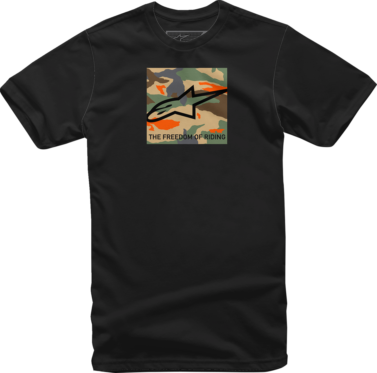 CAMISETA ALPINESTARS FREE CAMO NEGRO
