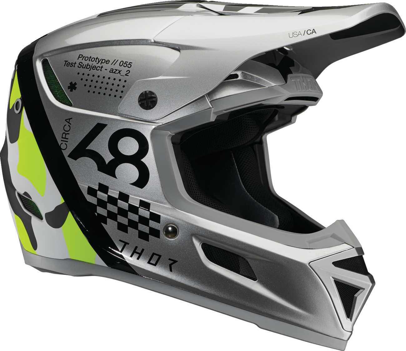 CASCO INTEGRAL THOR REFLEX SPORT RIOT GRIS GRAFFITI