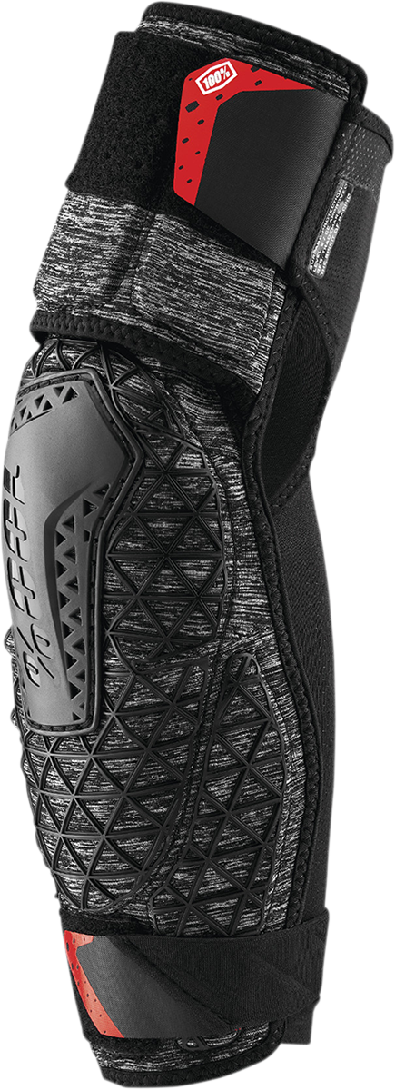 PROTECTORES DE CODO 100% SURPASS GRIS/NEGRO