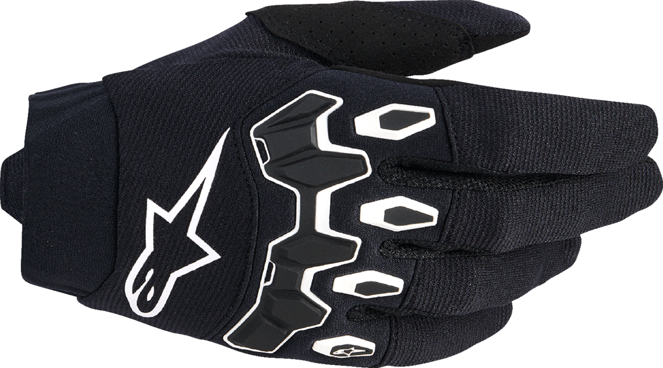 GUANTES ALPINESTARS FULL BORE V2 NEGRO BLANCO