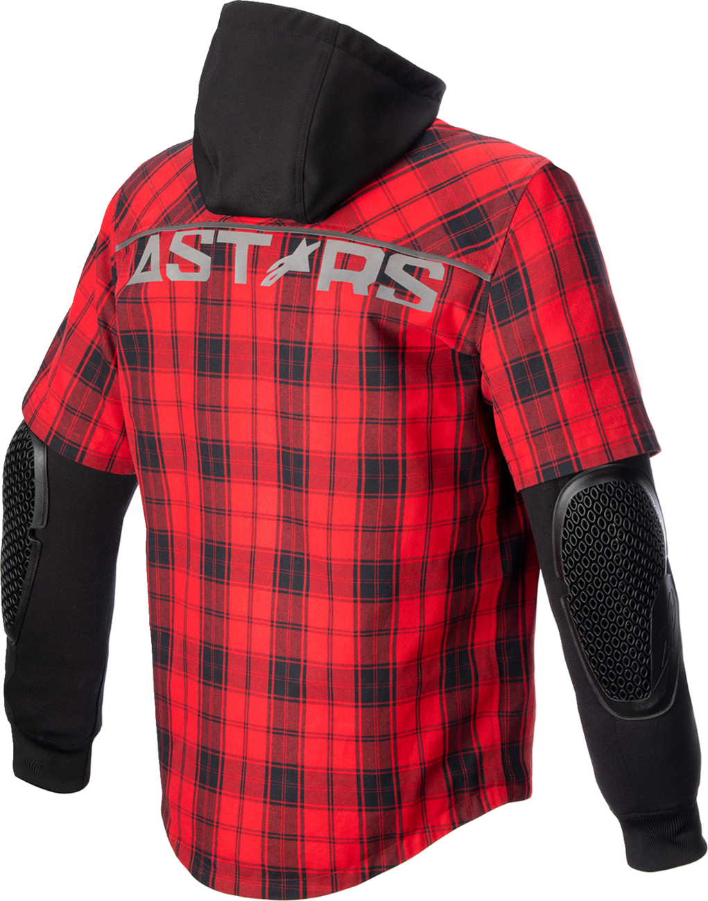 CHAQUETA ALPINESTARS MOSTEQ TARTAN ROJO/NEGRO