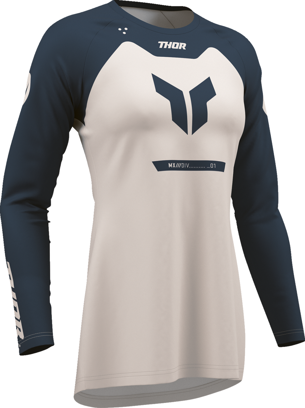 JERSEY PARA DAMA THOR RIDEMODE MENACE MEDIANOCHE/POLVO