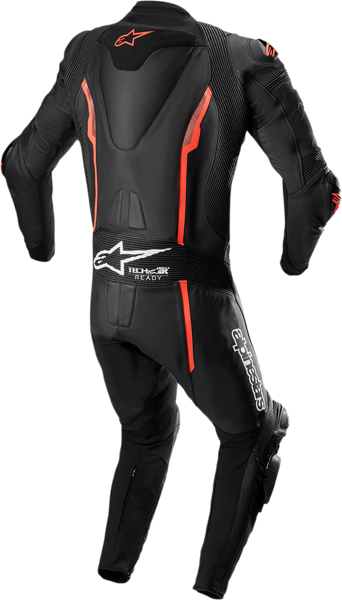 MONOTRAJE DE CUERO ALPINESTARS MISSILE V2 1 PIEZA NEGRO/ROJO