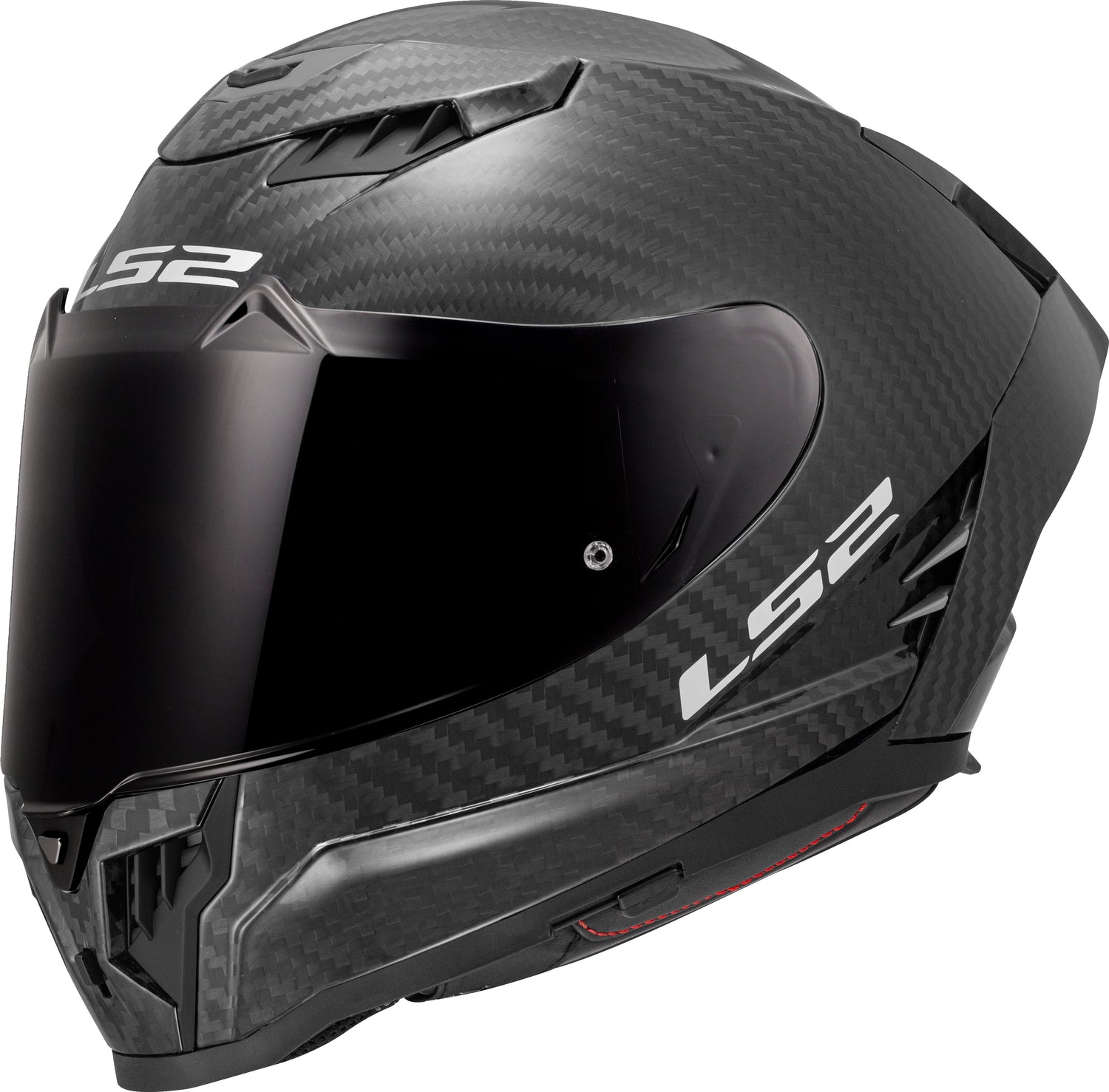 CASCO INTEGRAL LS2 HELMETS DRAGON CARBON SOLIDO NEGRO BRILLANTE