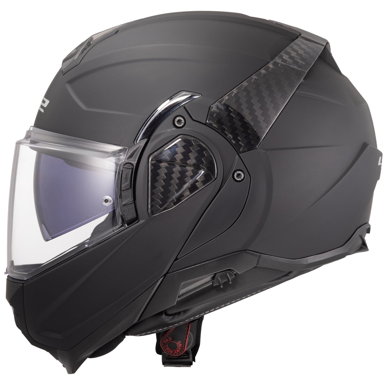 CASCO MODULAR LS2 ADVANT II SOLID CON VISERA SOLAR NEGRO MATE