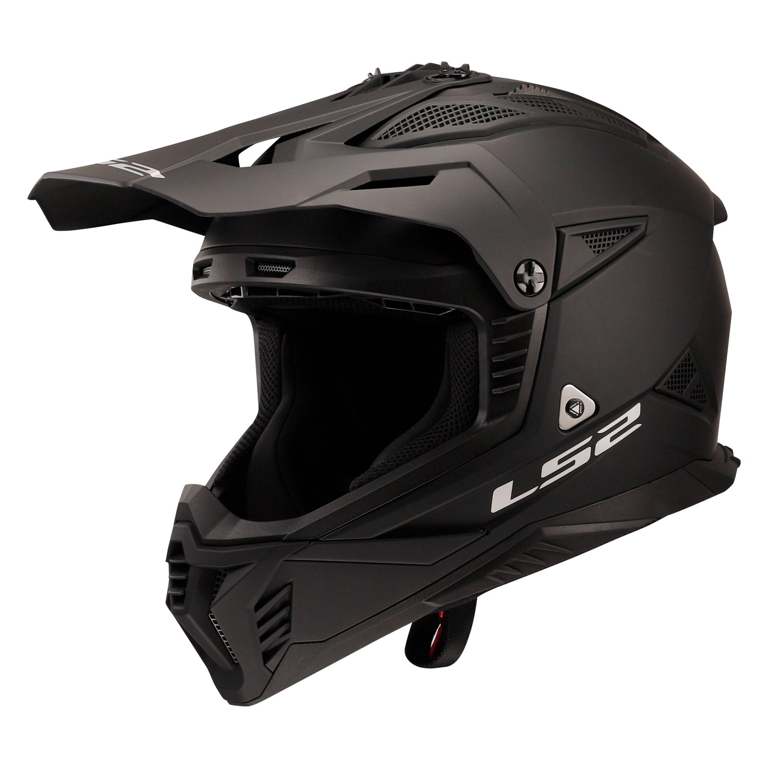 CASCO INTEGRAL MOTOCROSS LS2 GATE II NEGRO MATE