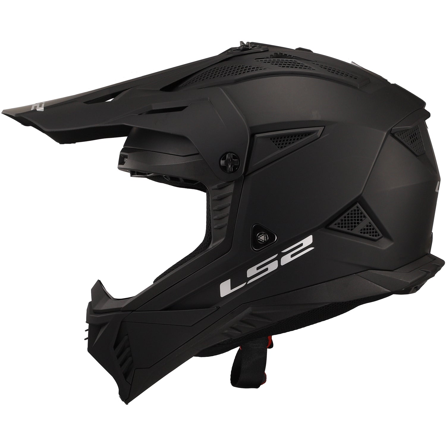 CASCO INTEGRAL MOTOCROSS LS2 GATE II NEGRO MATE