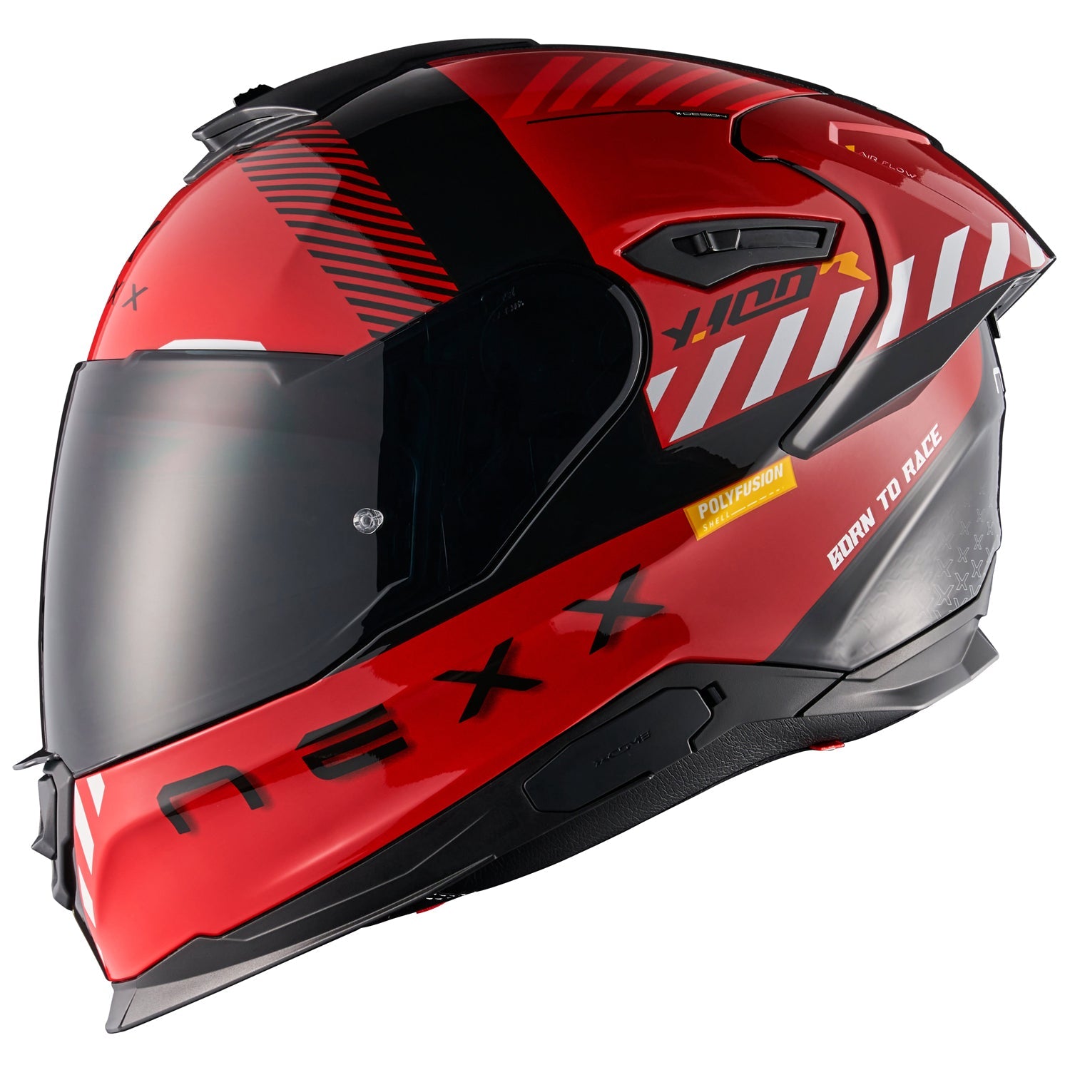 Casco Integral NEXX Y.100 RACER FADE Deportivo con PINLOCK, Visores Duales, Alta Seguridad y Aerodinámica