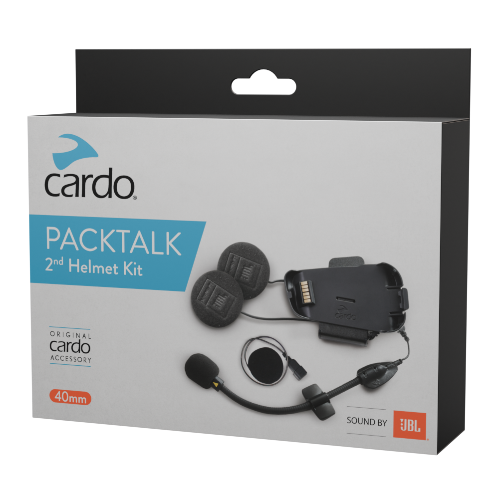 Kit Casco Adicional Cardo Packtalk con Sonido JBL: Audio Premium Motocicleta
