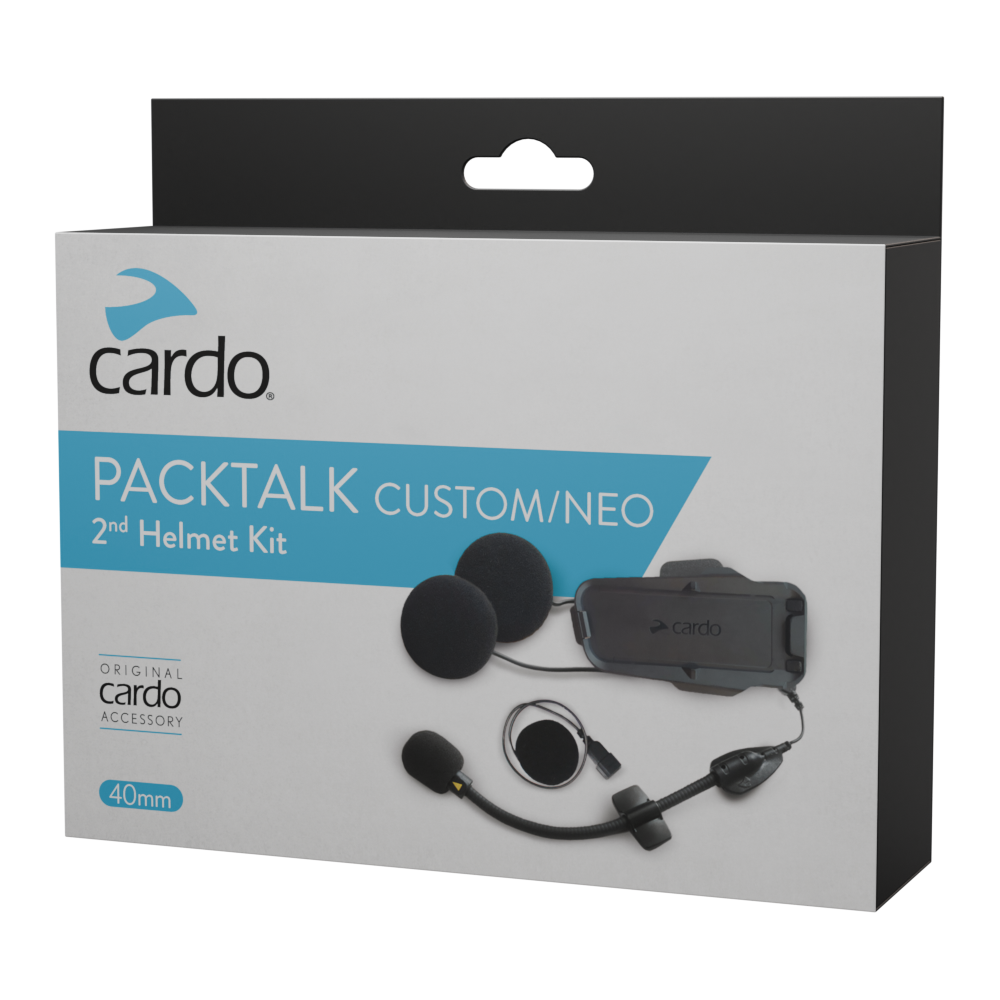 Kit Casco Adicional Cardo Systems Packtalk Custom Neo Audio HD Premium