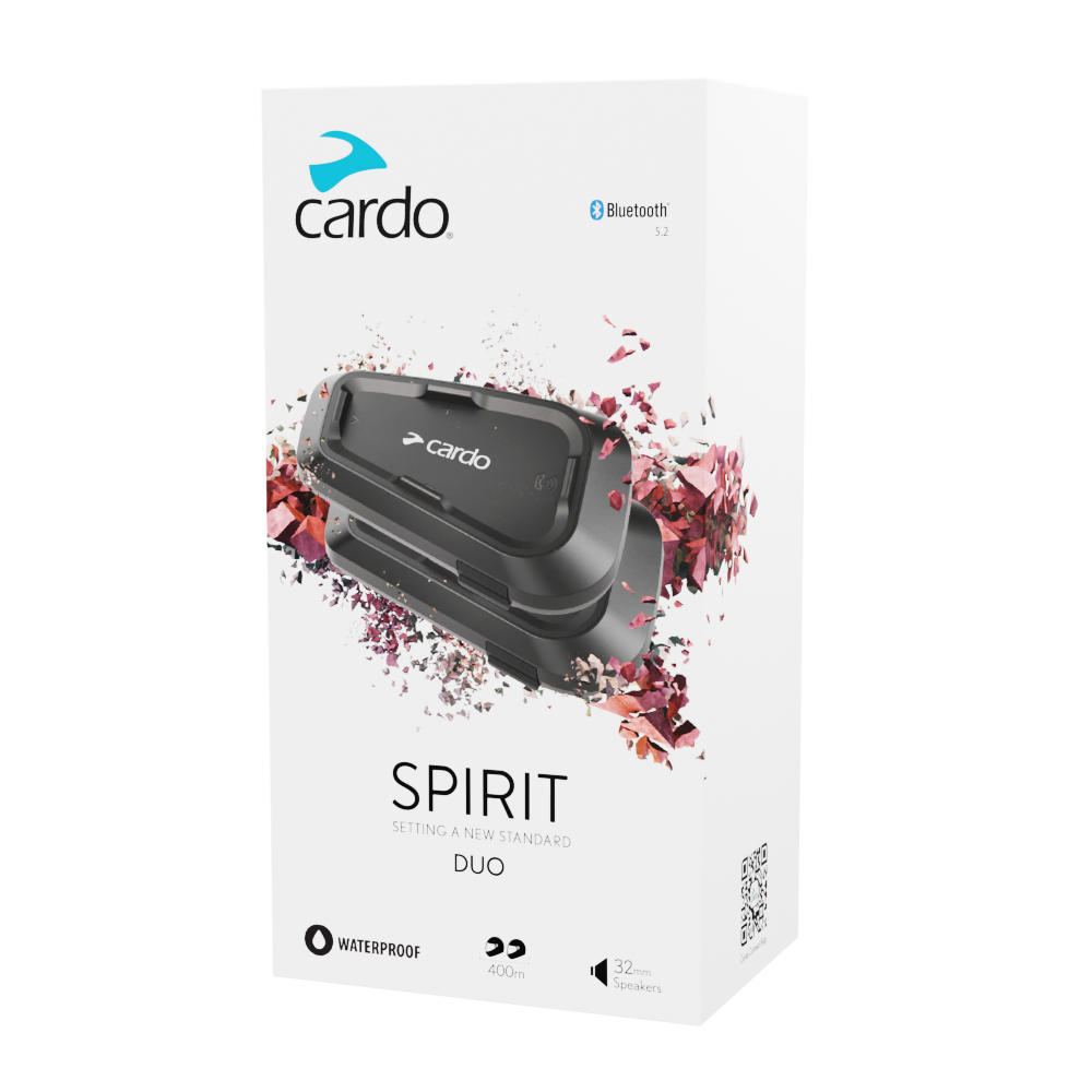 Intercomunicador Bluetooth Cardo Spirit para Motocicletas: Comunicación Nítida y Confiable en Ruta