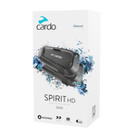 Cardo Spirit HD Intercomunicador Moto Bluetooth Audio Nítido Alta Definición Comunicación Manos Libres