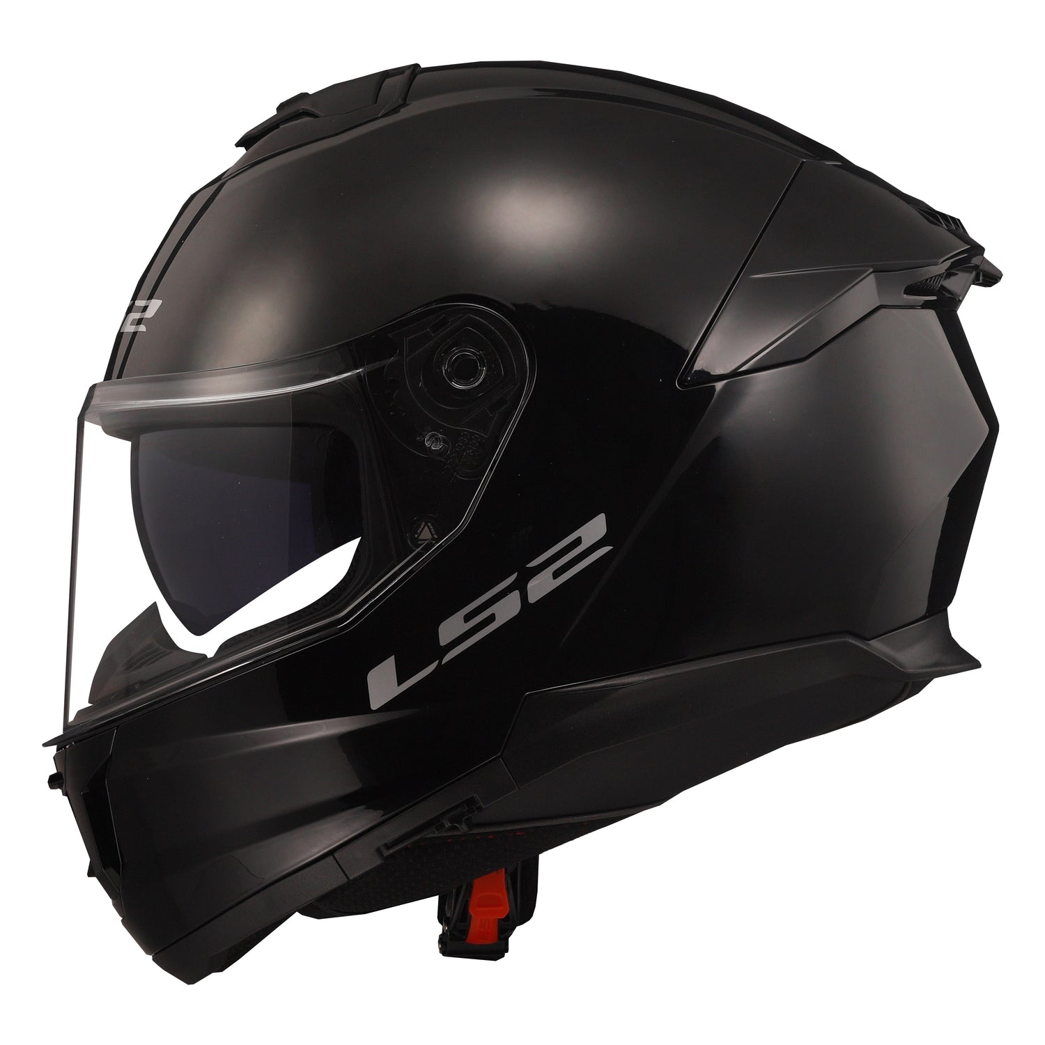 CASCO INTEGRAL LS2 STREAM II SOLIDO NEGRO BRILLANTE