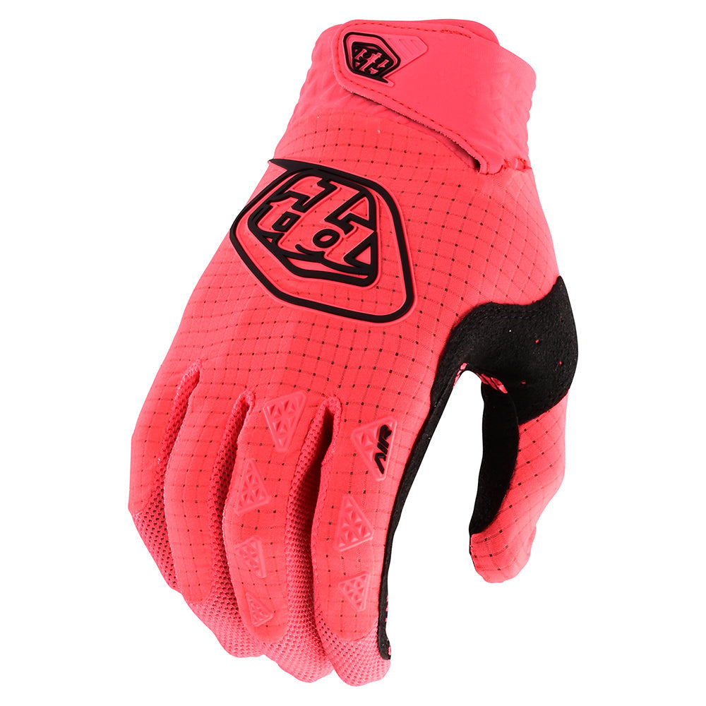 Guantes Troy Lee Designs Air Juveniles Rojos Sólidos para Moto y Bicicleta