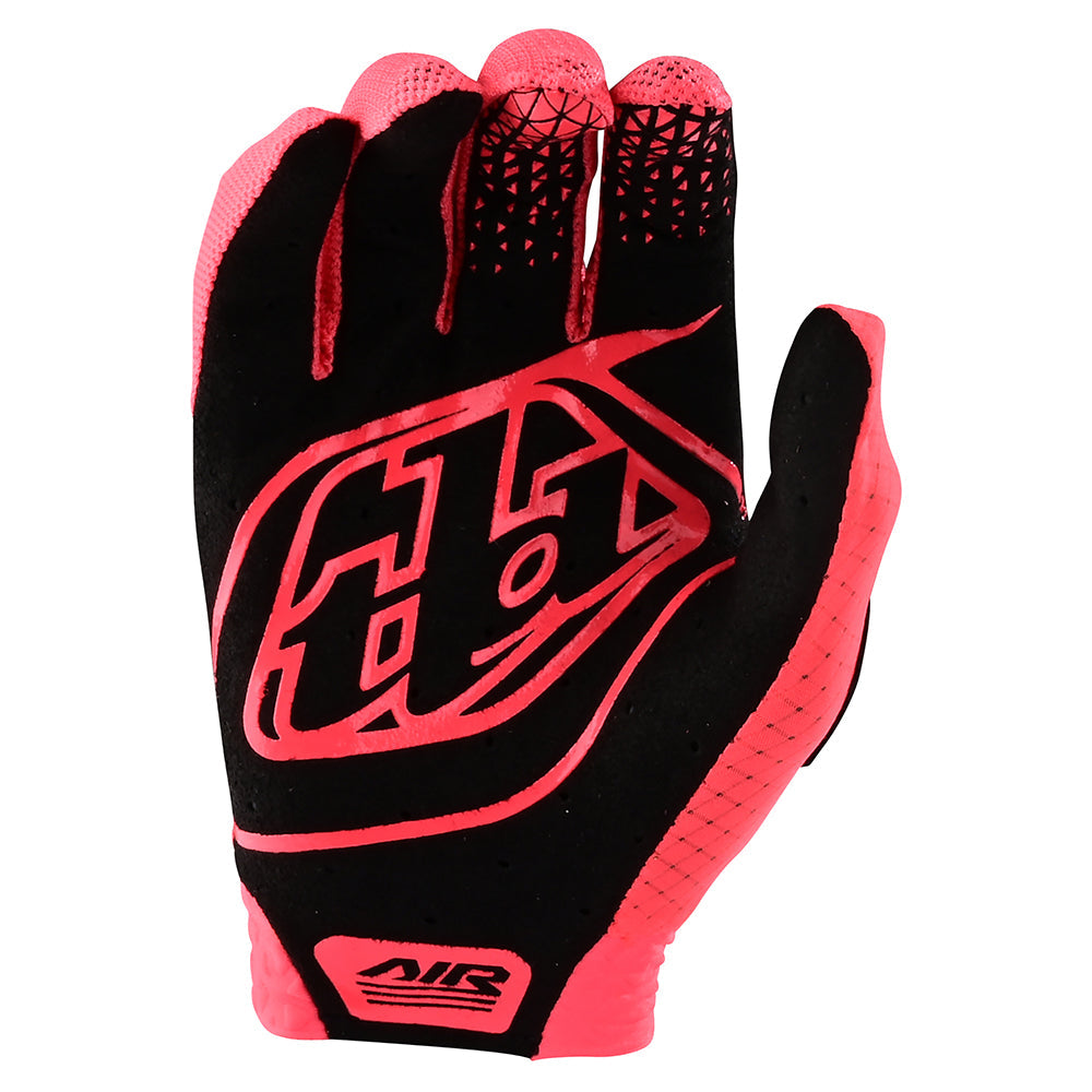 Guantes Troy Lee Designs Air Juveniles Rojos Sólidos para Moto y Bicicleta