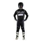 Maillot Troy Lee Designs GP Air Rhythm Negro: Ventilación Superior para Motocross y Enduro
