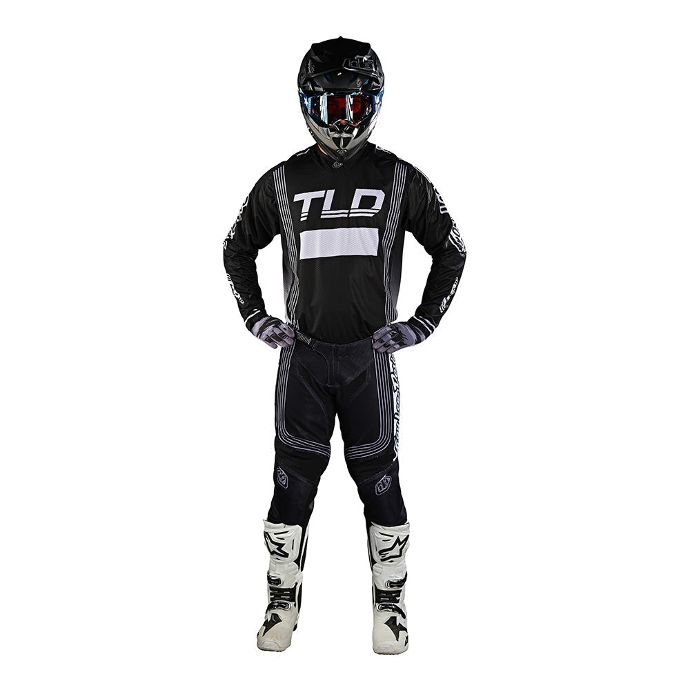 Pantalón Motocross Troy Lee Designs GP Air Rhythm Negro Ventilado Rendimiento Superior