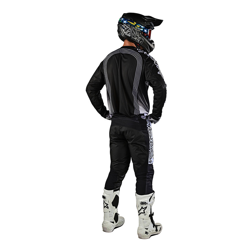 Pantalón Motocross Troy Lee Designs GP Air Rhythm Negro Ventilado Rendimiento Superior