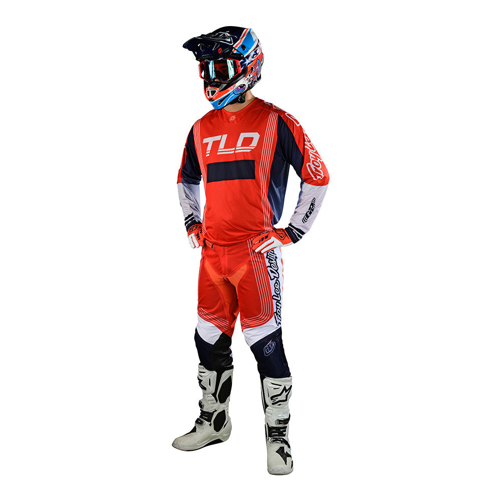 Maillot Troy Lee Designs GP Air Rhythm Naranja Transpirable Moto Enduro