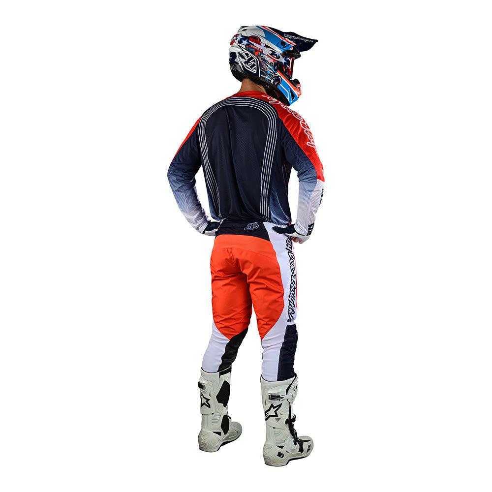 Pantalón Motocross Troy Lee Designs GP Air Rhythm Naranja Ligero Ventilado Verano
