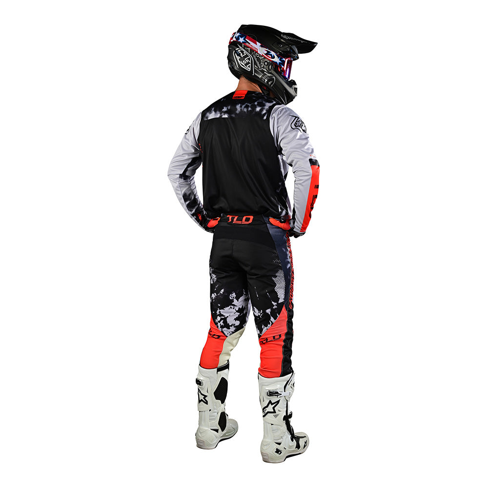 Maillot Troy Lee Designs GP Astro MX Enduro: Rendimiento Superior Gris Naranja