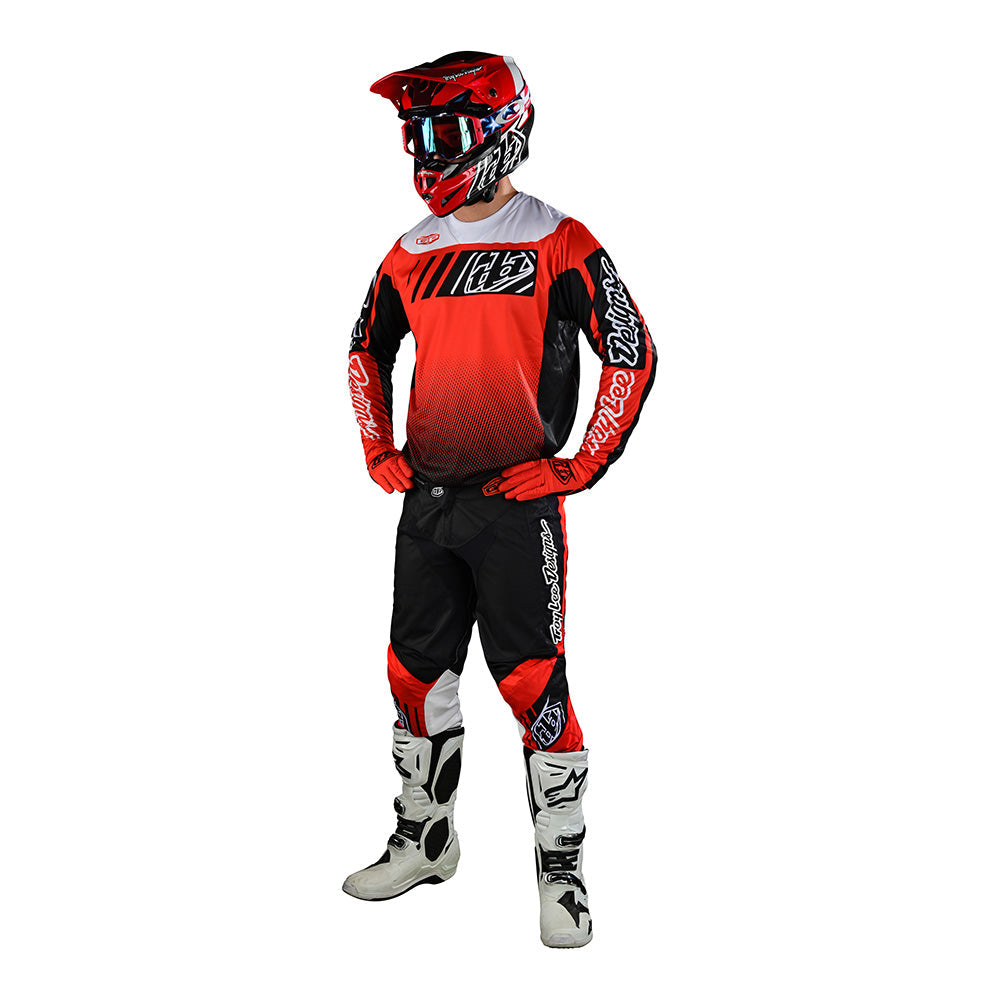 Pantalones Motocross Troy Lee Designs GP Icon Negro Naranja: Rendimiento y Durabilidad Superiores