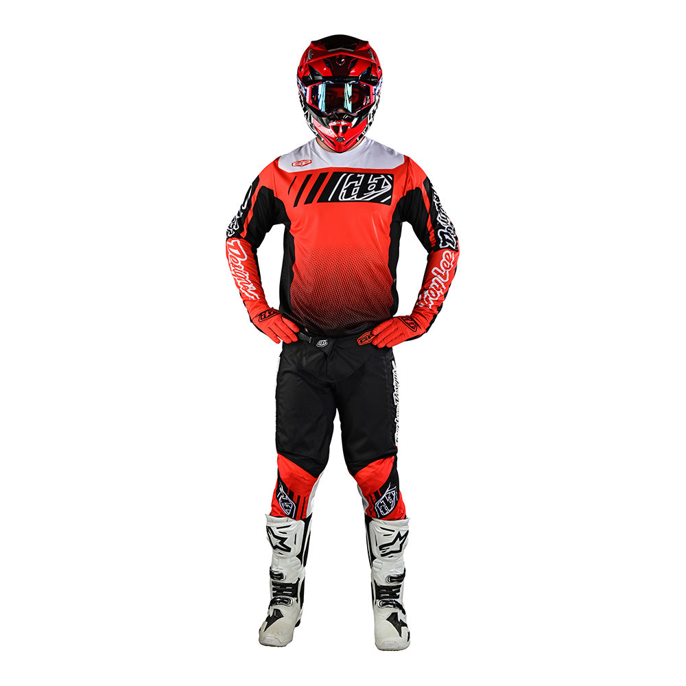 Pantalones Motocross Troy Lee Designs GP Icon Negro Naranja: Rendimiento y Durabilidad Superiores