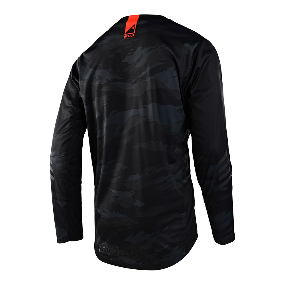 Maillot Troy Lee Designs Scout GP Recon Camuflaje Negro: Rendimiento Óptimo Enduro