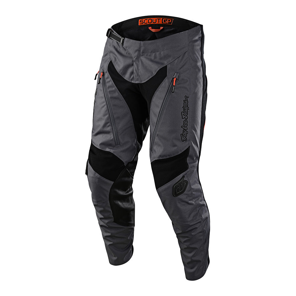 Pantalones Moto Troy Lee Designs Scout GP Sólidos Grises Enduro Trail