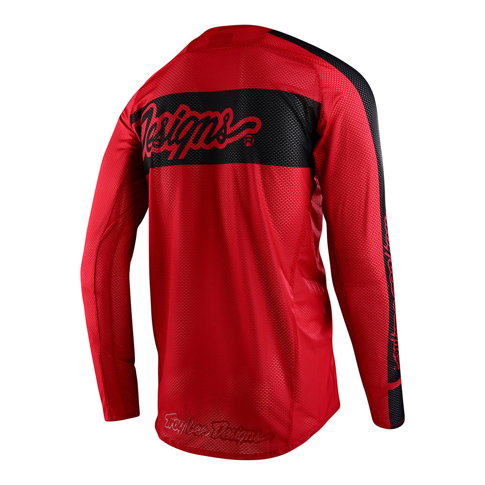 Maillot Troy Lee Designs SE Pro Air Vox Rojo Ventilado Rendimiento Motocross