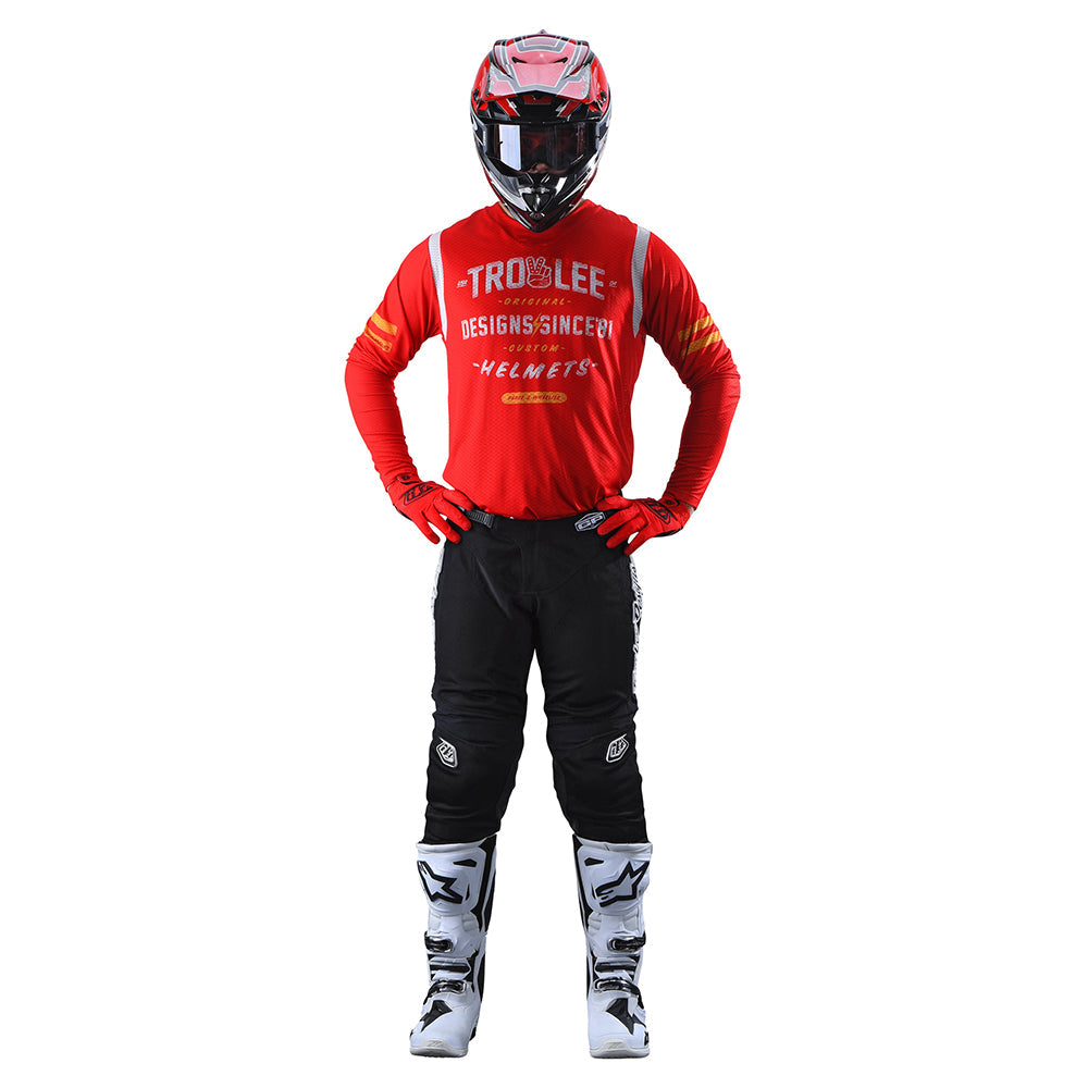 Maillot Troy Lee Designs GP Air Rojo: Máxima Ventilación, Ligereza Extrema, Confort Superior