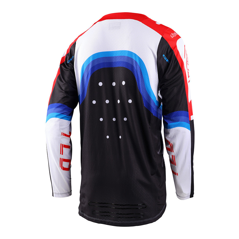 Maillot Troy Lee Designs GP Pro Air Apex Rojo/Negro: Ventilado, Transpirable, Motocross Enduro