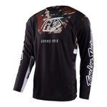 Maillot Troy Lee Designs GP Pro Blends Camo Negro Verde Rendimiento Motocross