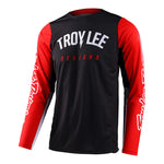 Maillot Motocross Troy Lee Designs GP Pro Boltz Negro/Rojo Rendimiento Superior