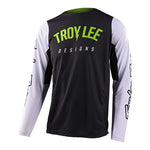 Maillot Motocross Troy Lee Designs GP Pro Boltz Negro/Blanco | Rendimiento Avanzado